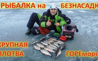 РЫБАЛКА с БЕЗНАСАДКОЙ на ГОРЕМОРЕ КРУПНАЯ ПЛОТВА или СОРОГА